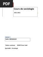 Cours de Sociologie Formation Continue