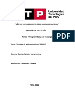 Psicologia de Las Org. Ana Paula Ureta Cabrejas