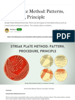 Streak Plate Methods