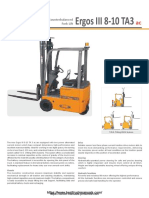 OMG Ergos 3 8-10 TA-3 Forklift Truck Specs PDF