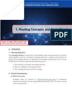 Lab01 - Routing Concepts and Static Routing