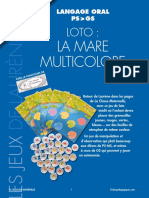 Fiche Pédagogique - Loto La Mare Multicolore