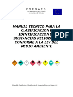 Manual de Clasificación Sustancias Peligrosas