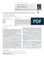 A New Approach To The Calculation of Bond Work Index For Finer Samples