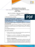 Guia de Actividades y Rúbrica de Evaluación - Unidad 2 - Tarea 3 - Consolidación de Estados Financieros