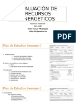 Evaluación de Recursos Energeticos: Ingeniería Ambiental NRC 40687