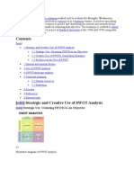 SWOT Analysis Is A Strategic Planning Method Used To Evaluate The Strengths