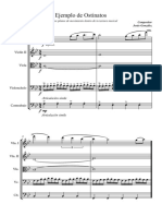 Ejemplo de Ostinatos - Partitura Completa