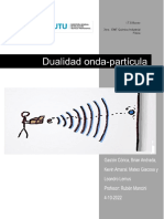 Dualidad Onda Particula