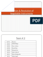 Evolution & Revolution of Negotiable Instruments