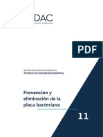 Tema 11 - Prevención y Eliminación de La Placa Bacteriana