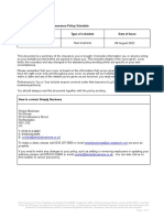 AXSH3690253XB1 - Policy Schedule