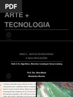 Arte+Tecnologia - IA, Algoritmos