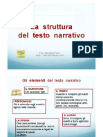 La Struttura Del Testo Narrativo