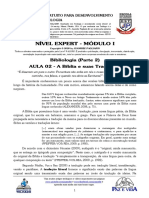 04EAD-DOMINGO-01.03.20-EXPERT 2020 - MÓD I - AULA 02 - Bibliologia - A Bíblia e Suas Traduções