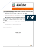 Concurso Público 001/2022 Guarda Municipal Edital de Resultado Preliminar Da Prova Objetiva #010/2022