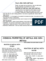 Metals and Non Metals