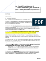 #19 Industrial Timber Corp. (ITC) vs. Ababon Et Al