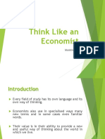 Think Like An Economist