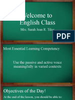 Lesson 3 Passive and Active Voice For Students