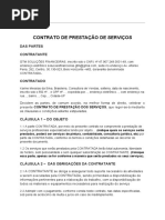 Contrato de Prestação de Serviços