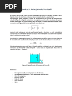 Práctica 5, Principio de Torricelli