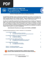 Conditions D'attribution - Subvention Prévention TMS Pros Action