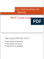 História Da Psicologia No Brasil - 1