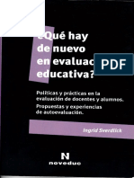 1.1.sverdlick - Que Hay de Nuevo en Evaluacion Educativa