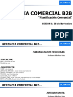 Gerente Comercial B2B - Sesión 1