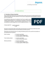 2.2e Coating Formulation Calculation