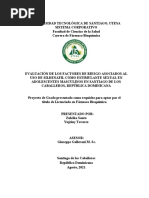 EVALUACIÓN DE LOS FACTORES DE RIESGO FÍSICOS ASOCIADOS AL USO DE SILDENAFIL COMO ESTIMULANTE SEXUAL EN ADOLESCENTES MASCULINOS EN SANTIAGO DE LOS CABALLEROS, REPÚBLICA DOMINICANA Reparado Cap1 y 2