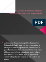 Educação Física Na Educação Infantil