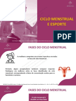 Ciclo Menstrual e Esporte