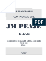 Prueba de Bombeo EDS JM Peaje