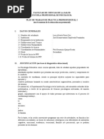 Formato Plan de Trabajo PPP I-I