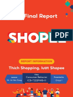 Shopee Report - Consumer Behaviour - Group1