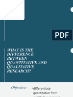 Lesson 2 - Qualitative Vs Quantitative Research