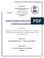 Design and Simulation of Single Phase Inverter Airconditioner