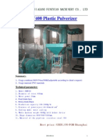 SMF400 Plastic Pulverizer