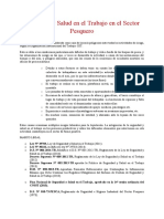 Seguridad y Salud en El Trabajo en El Sector Pesquero