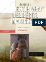 Le Mentir-Vrai Des Récits Imaginaires: Séquence 1