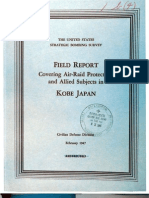 USSBS Report 7, Field Report Covering Air Raid Protection and Allied Subjects, Kobe, Japan, OCR