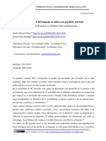 Alteraciones Del Lenguaje en Niños Con Parálisis Cerebral