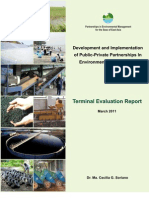 Development and Implementation of Public-Private Partnerships in Environmental Investments: Terminal Evaluation Report 2011