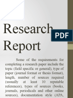 Research Report