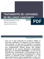 Tratamiento de Lixiviados de Rellenos Sanitarios