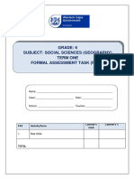 GR 6 SS FATs Term 1 Geography Final