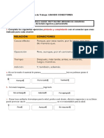 Guía de Trabajo Conectores II