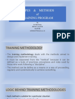 Chapter 2 TYPES &METHODS of TRAINING PROGRAM